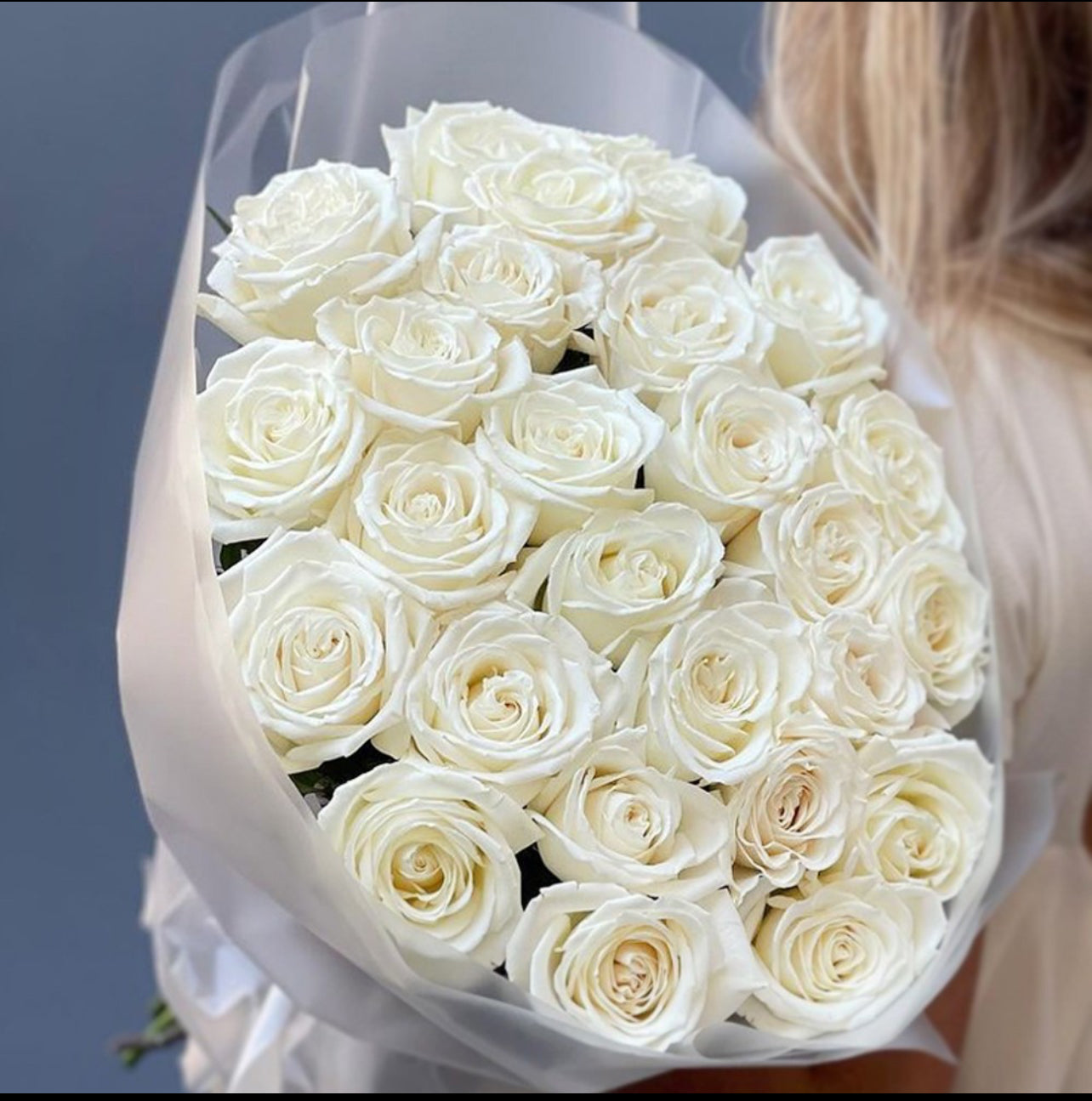 Lady In White Bouquet