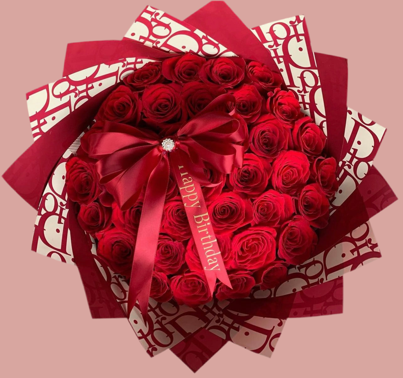 50 Roses Bouquet (Ramo Buchon)
