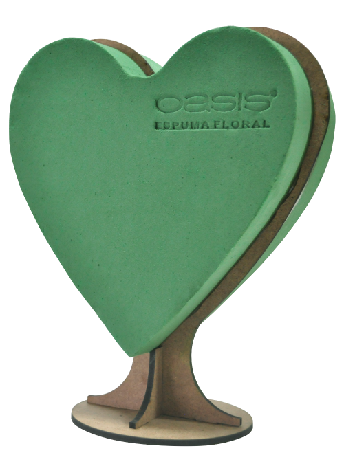 Heart 3D double sided (roses not included)