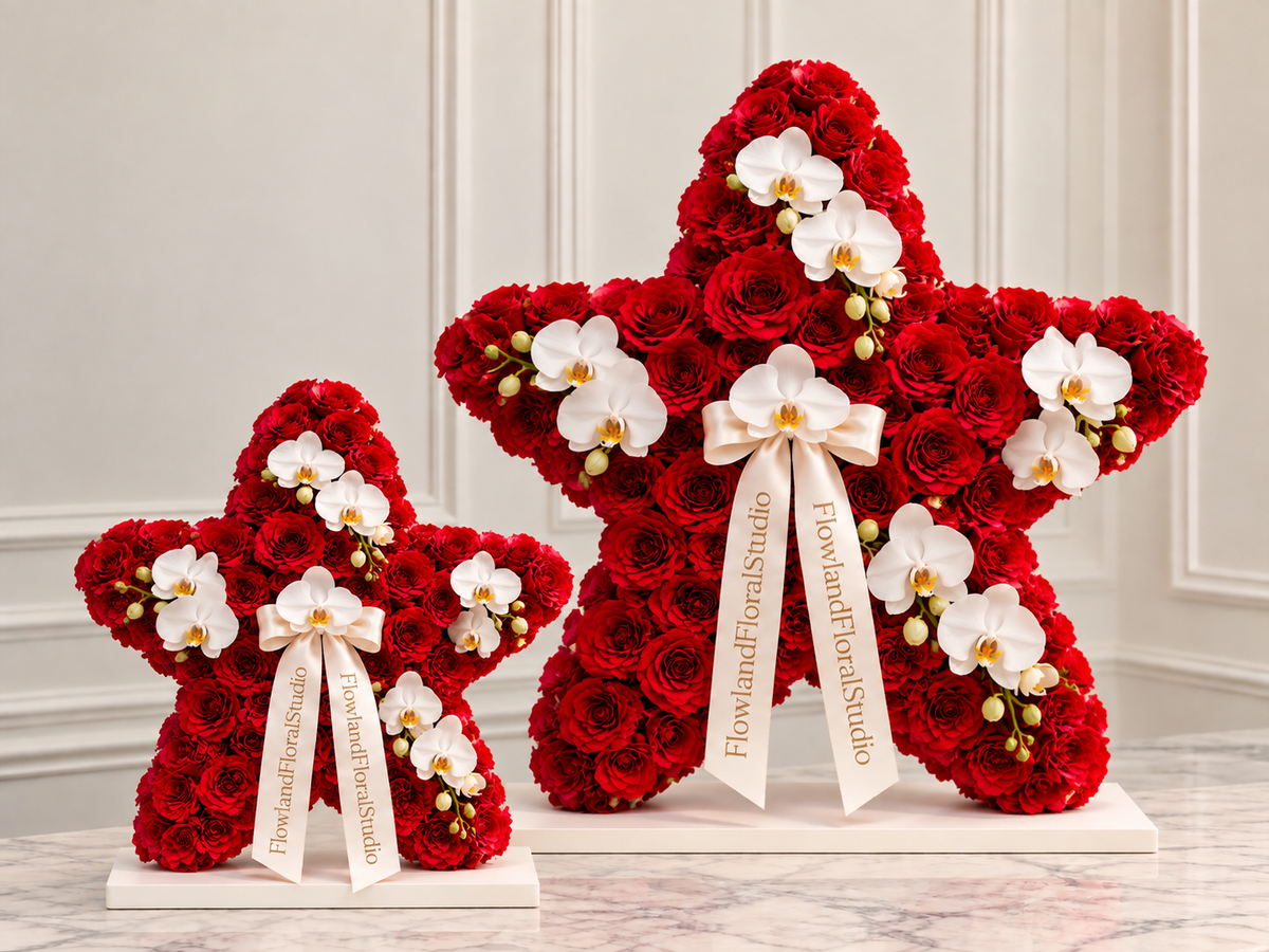 Luxury Star Arrangement |Flowland Floral Studio