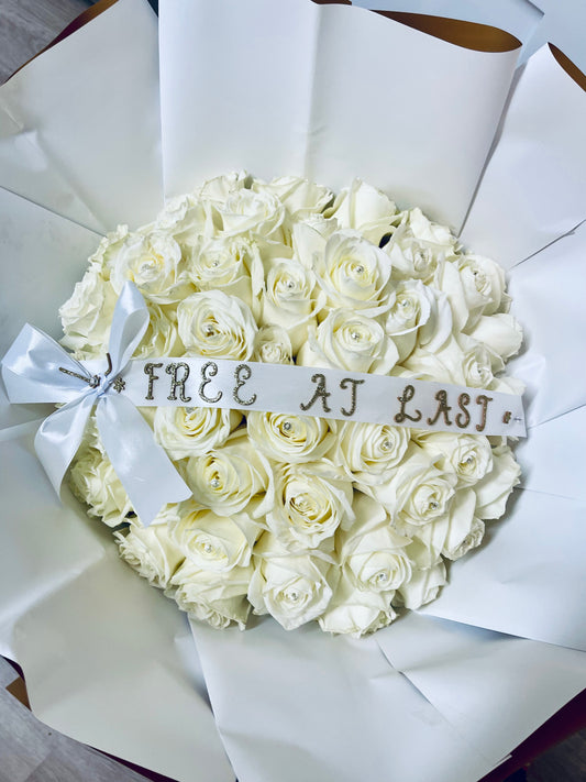 Lady In White Bouquet